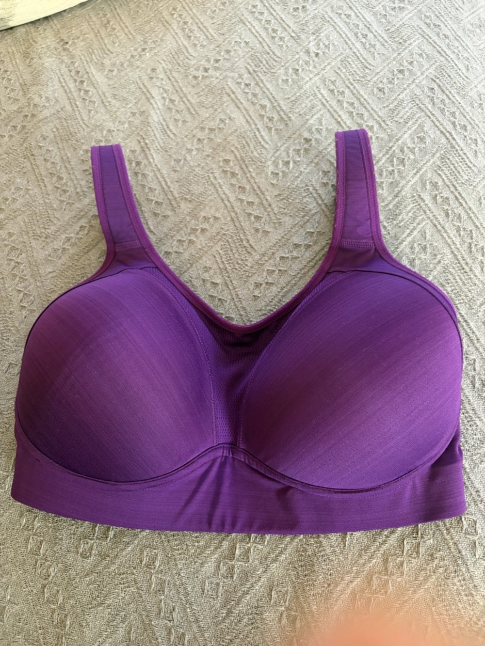 Purple Wireless sports Bra for Women- D cup